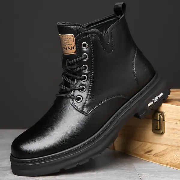 VEIGGARA | MartinBoots - Bottes en cuir véritable de qualité supérieure pour hommes