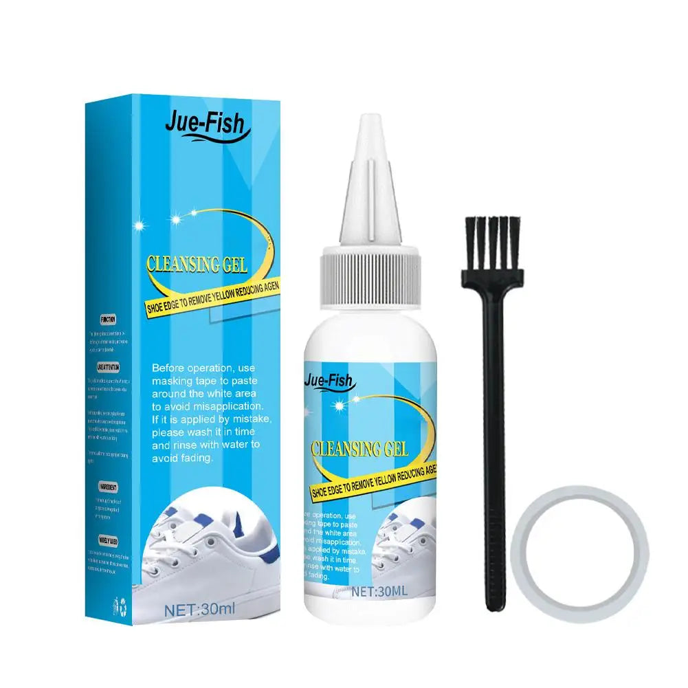 Crème pour nettoyer et blanchir les chaussures